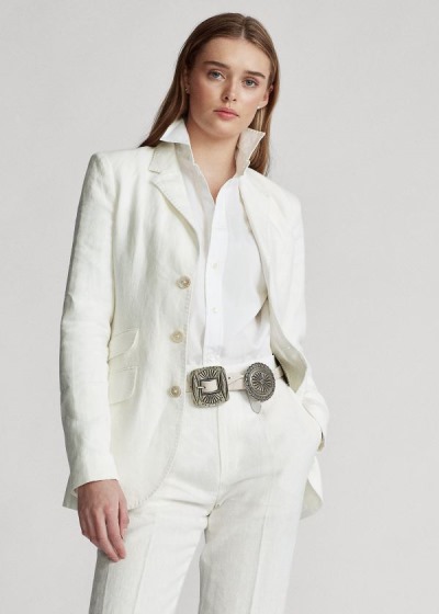 Blazer Polo Ralph Lauren Linen Mulher 28690-WMKB